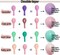 Double Stuffed Pastel Balloon Garland Pink Purple Green Balloons Colorful Balloon Arch With Gold Metallic Latex Balloons Kit For Mermaid Baby Shower Princess Ice Cream Birthday Easter Party Decoration